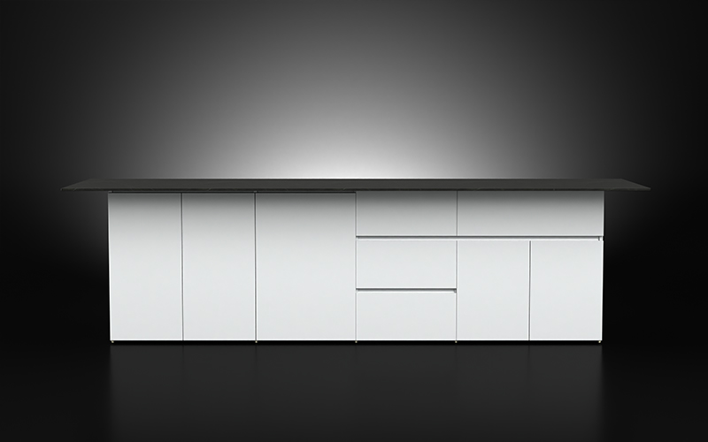 White-Aluminium-Outdoor-Kitchen-Bar-Island